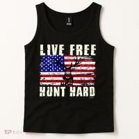 Live Free Hunt Hard Tank Top thumb 2