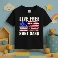 Live Free Hunt Hard Toddler T-Shirt thumb 3