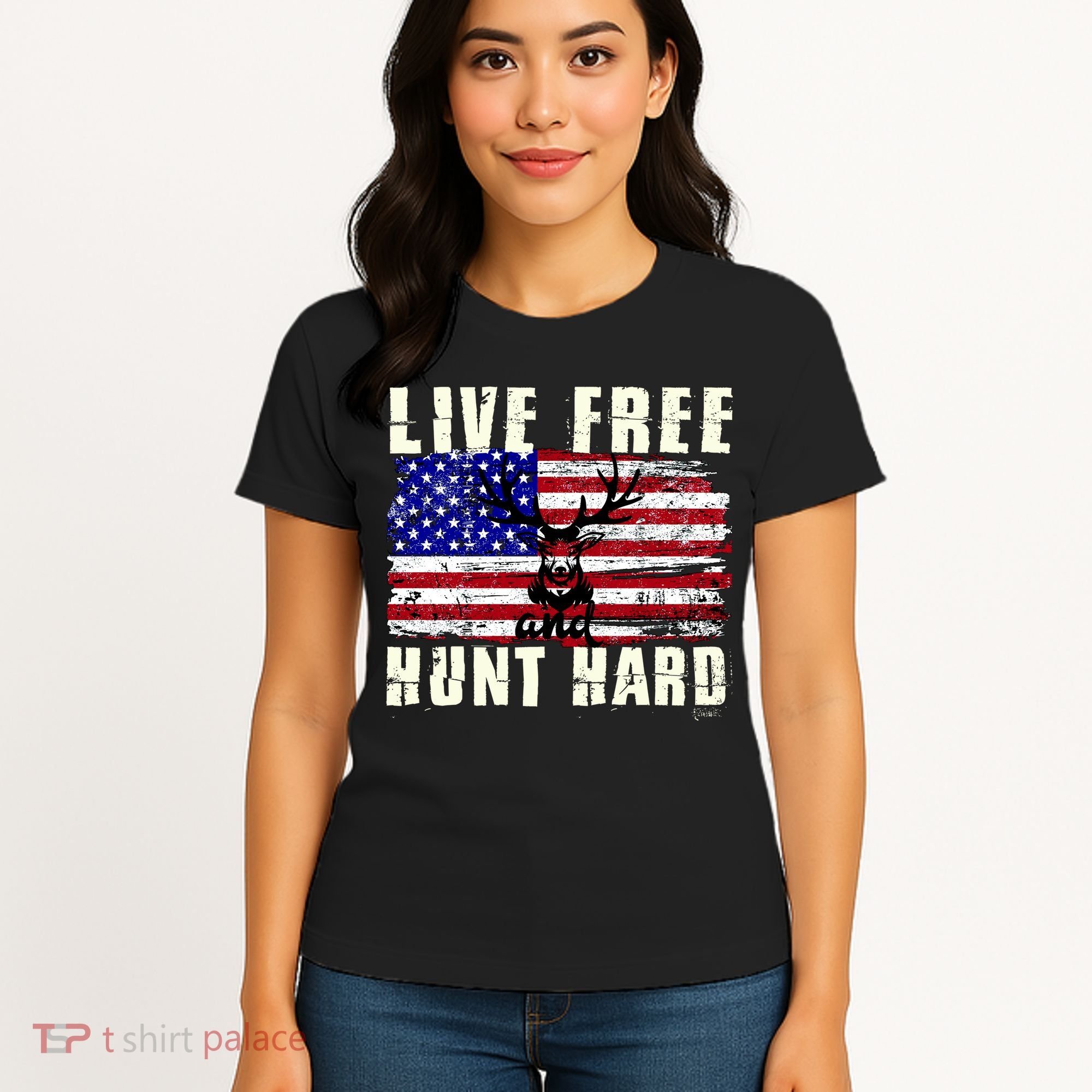Live Free Hunt Hard Women's T-Shirt