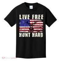 Live Free Hunt Hard Kids T-Shirt thumb 0