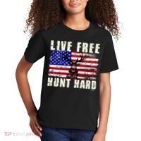 Live Free Hunt Hard Kids T-Shirt thumb 2