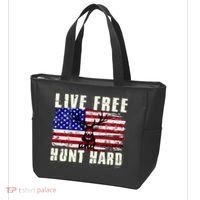 Live Free Hunt Hard Tote Bag thumb 3