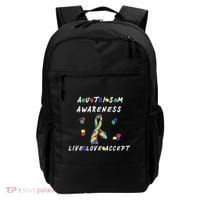 Live Love Accept Autism Puzzle Piece Ribbon Backpack thumb 0