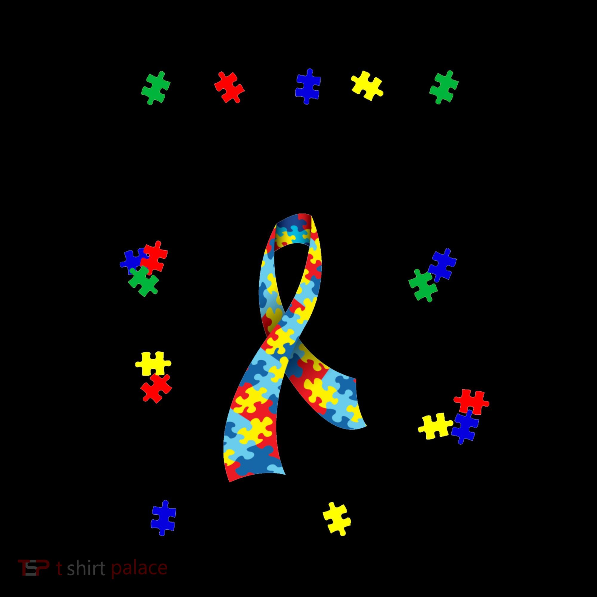 Live Love Accept Autism Puzzle Piece Ribbon Coffee Mug
