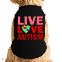 Live Love Autism Doggie Tank thumb 0