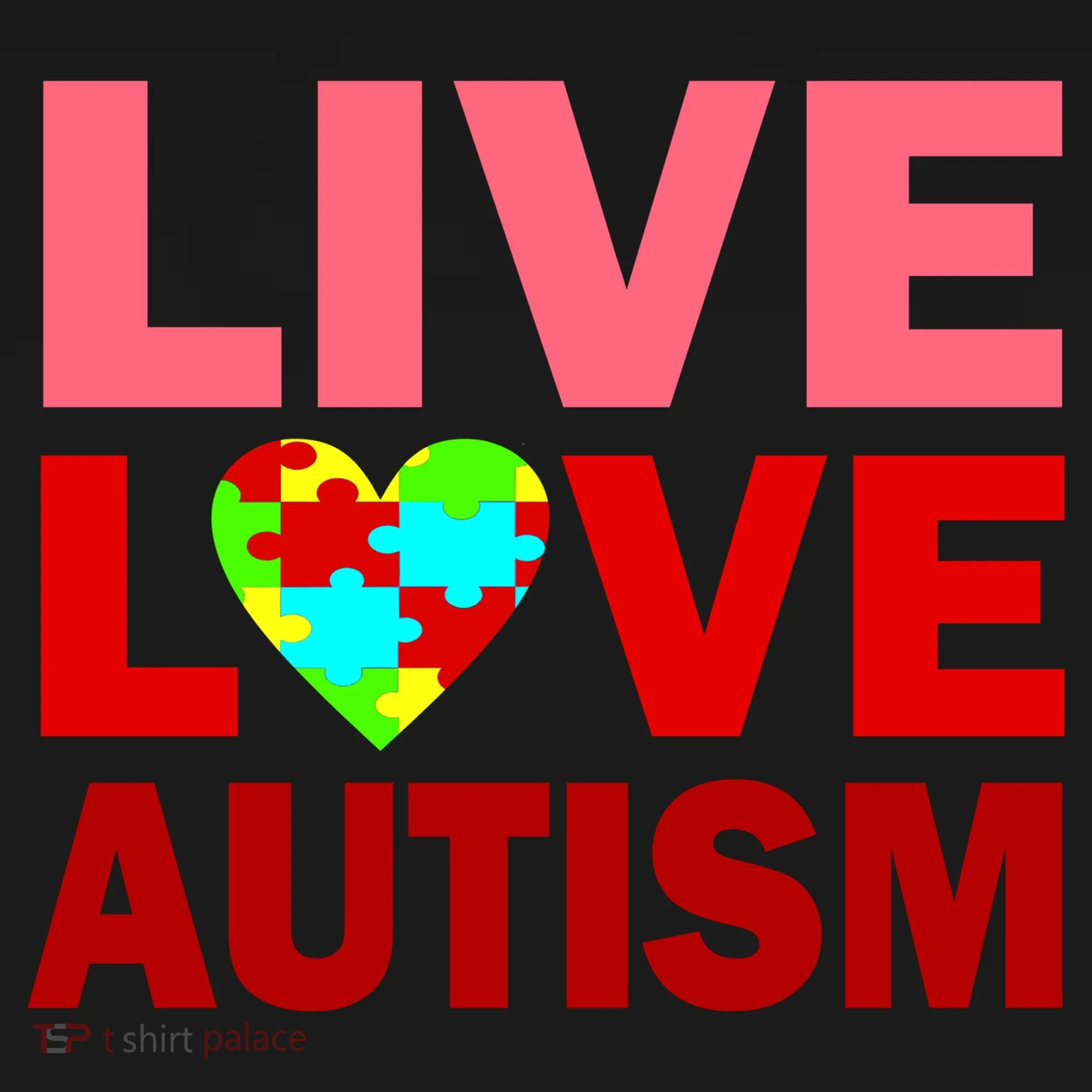 Live Love Autism Doggie Tank