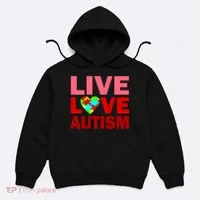 Live Love Autism Hoodie thumb 0