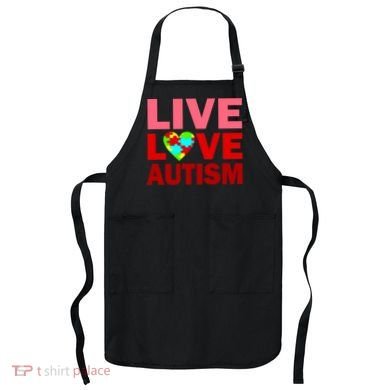 Live Love Autism Apron