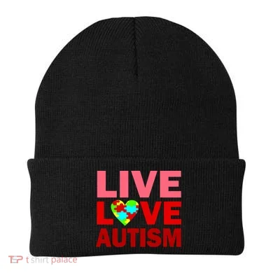 Live Love Autism Beanie