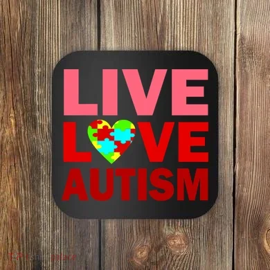 Live Love Autism Coaster