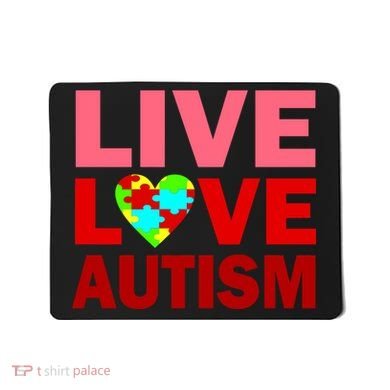 Live Love Autism Mousepad