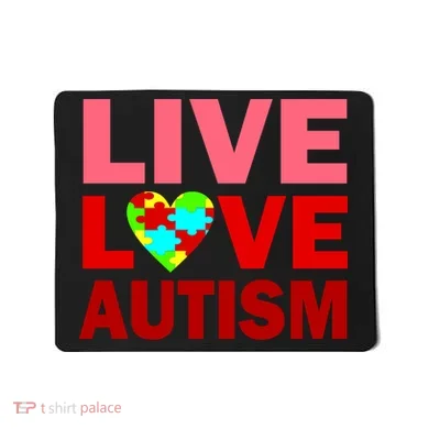 Live Love Autism Mousepad