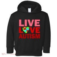 Live Love Autism Toddler Hoodie thumb 0