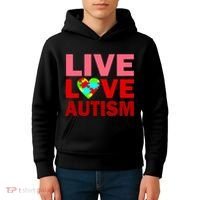 Live Love Autism Kids Hoodie thumb 4