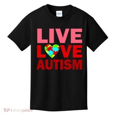 Live Love Autism Kids T-Shirt