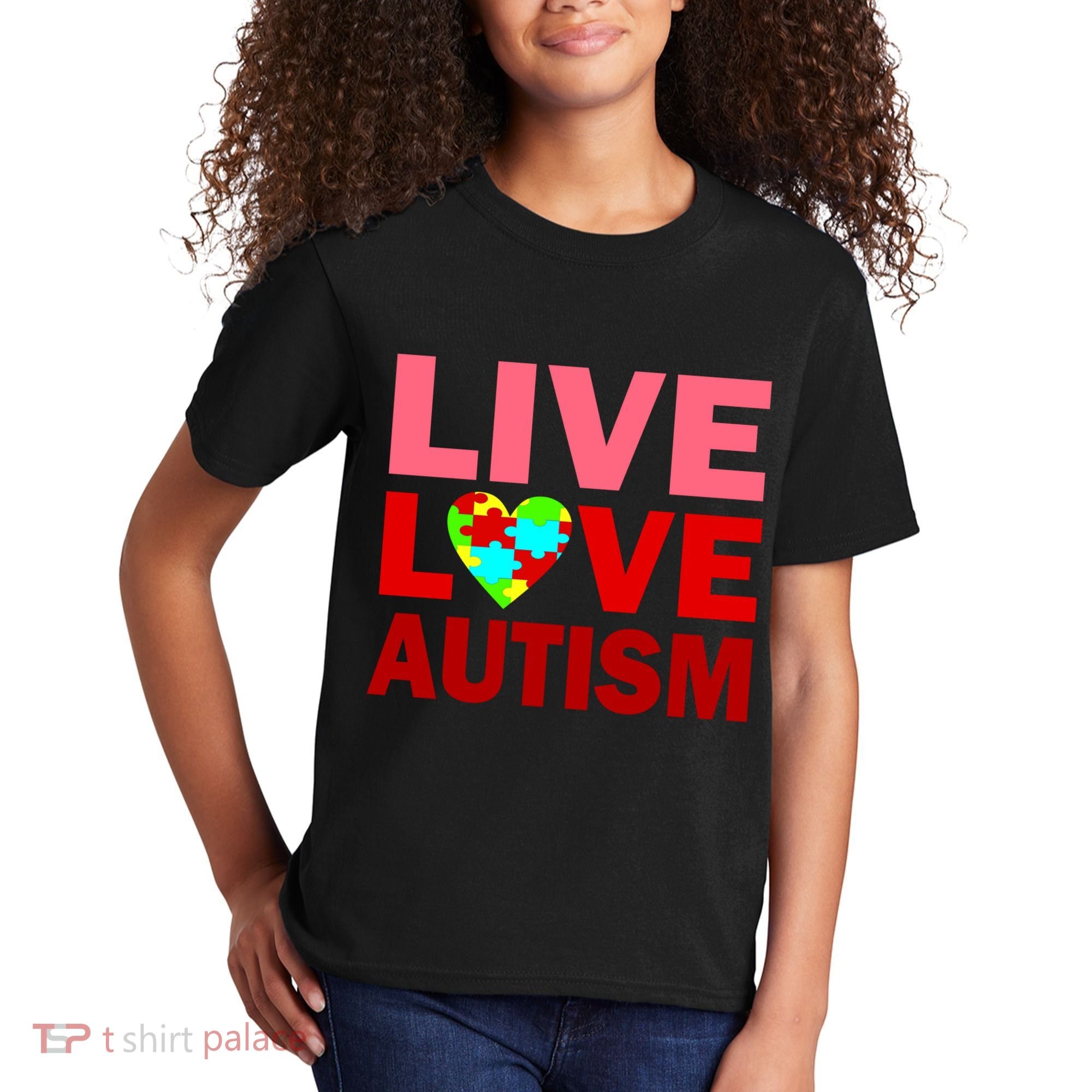 Live Love Autism Kids T-Shirt