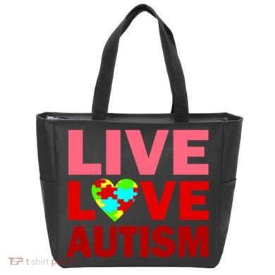 Live Love Autism Tote Bag