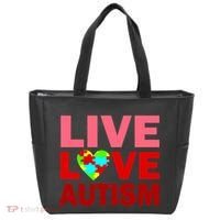 Live Love Autism Tote Bag thumb 0