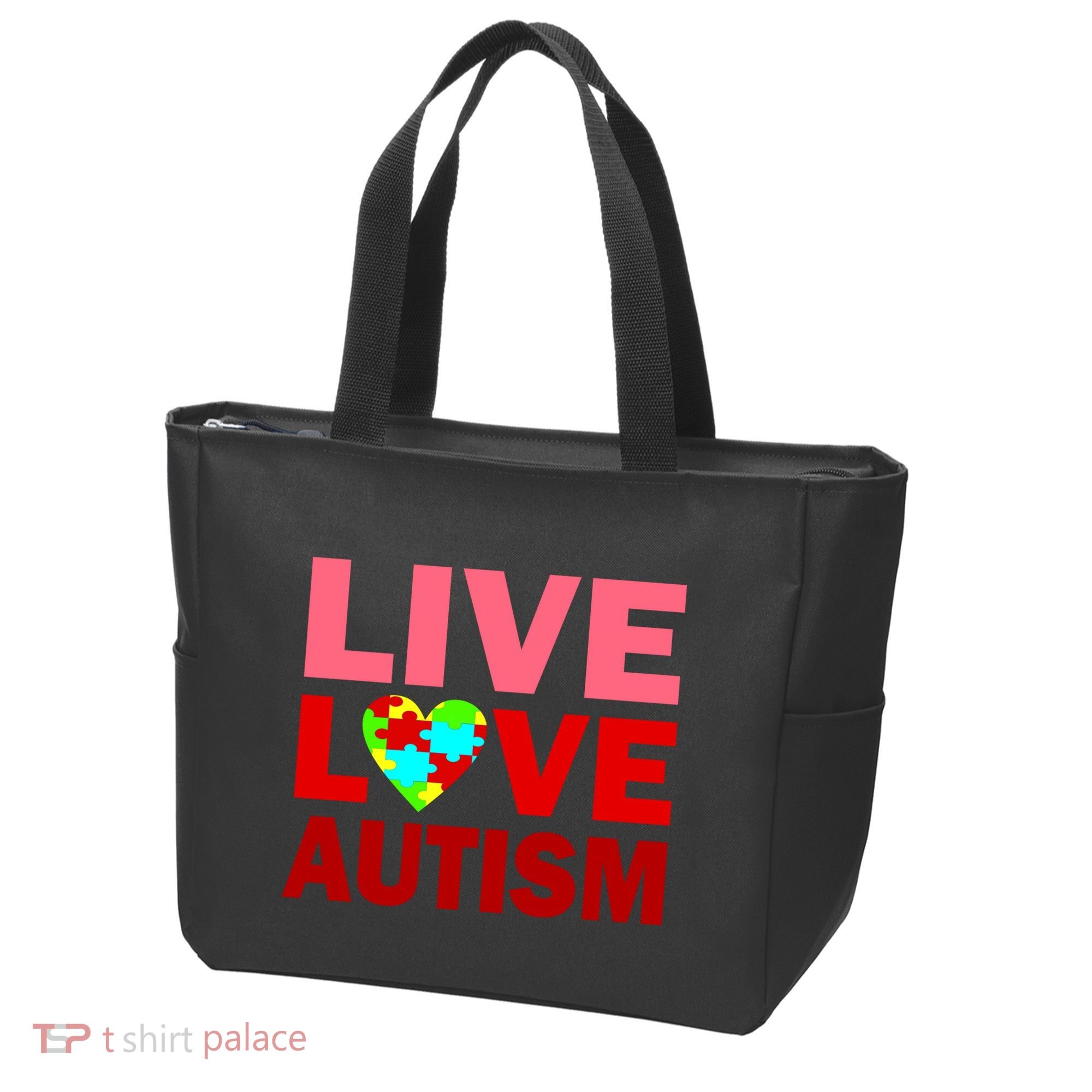 Live Love Autism Tote Bag