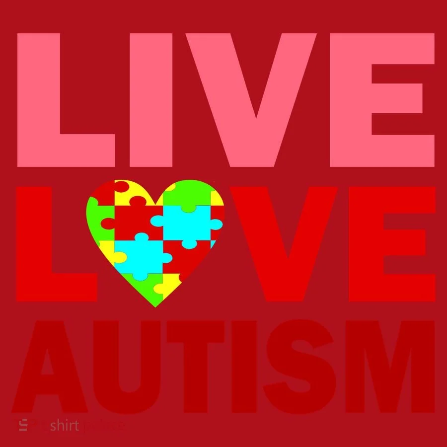 Live Love Autism Christmas Stocking