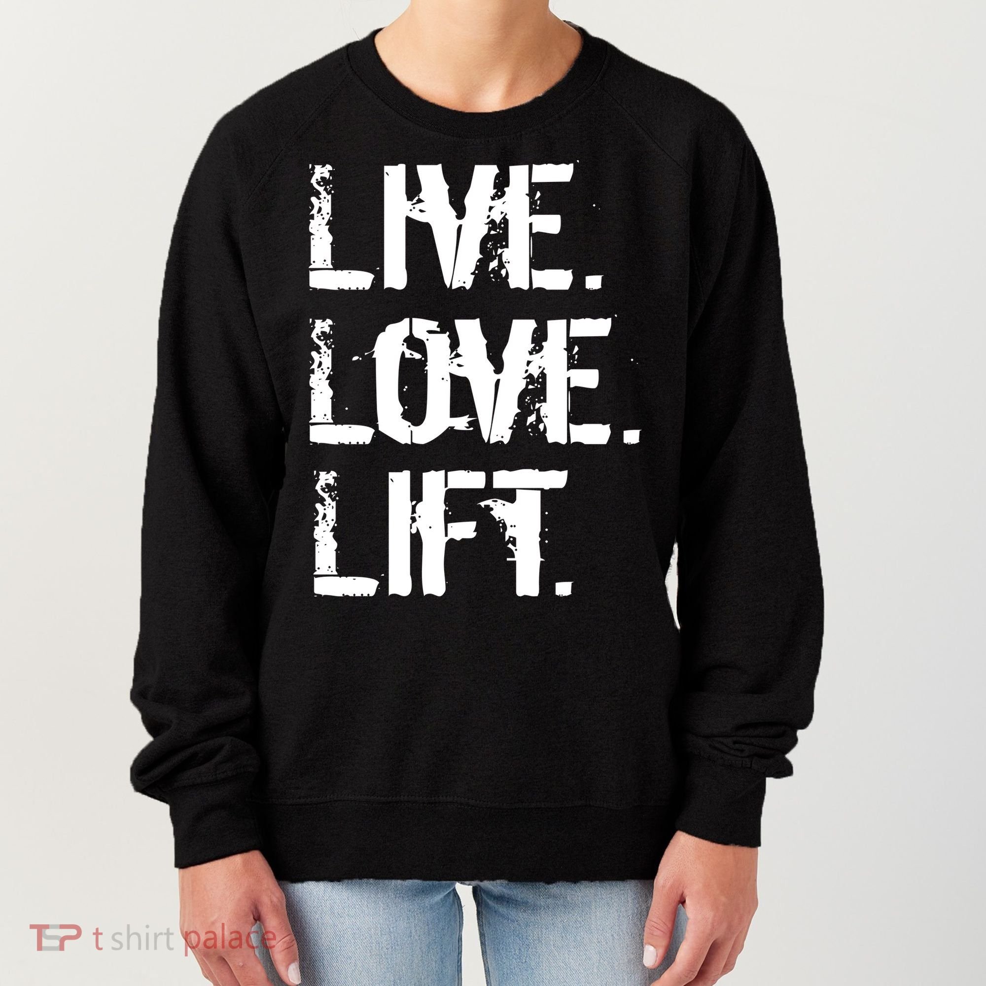 Live Love Lift Retro Fitness Women's Sweatshirt