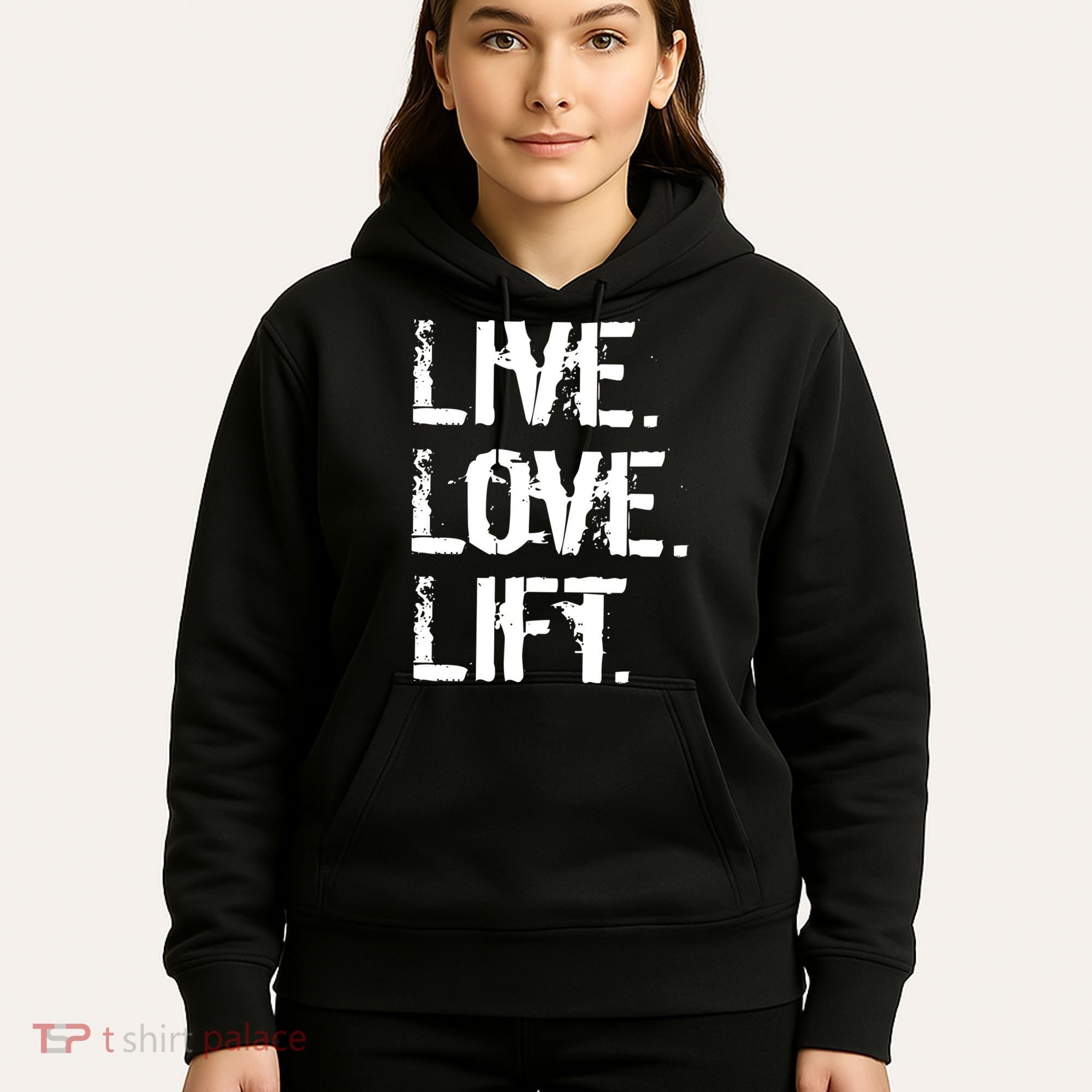 Live Love Lift Retro Fitness Hoodie