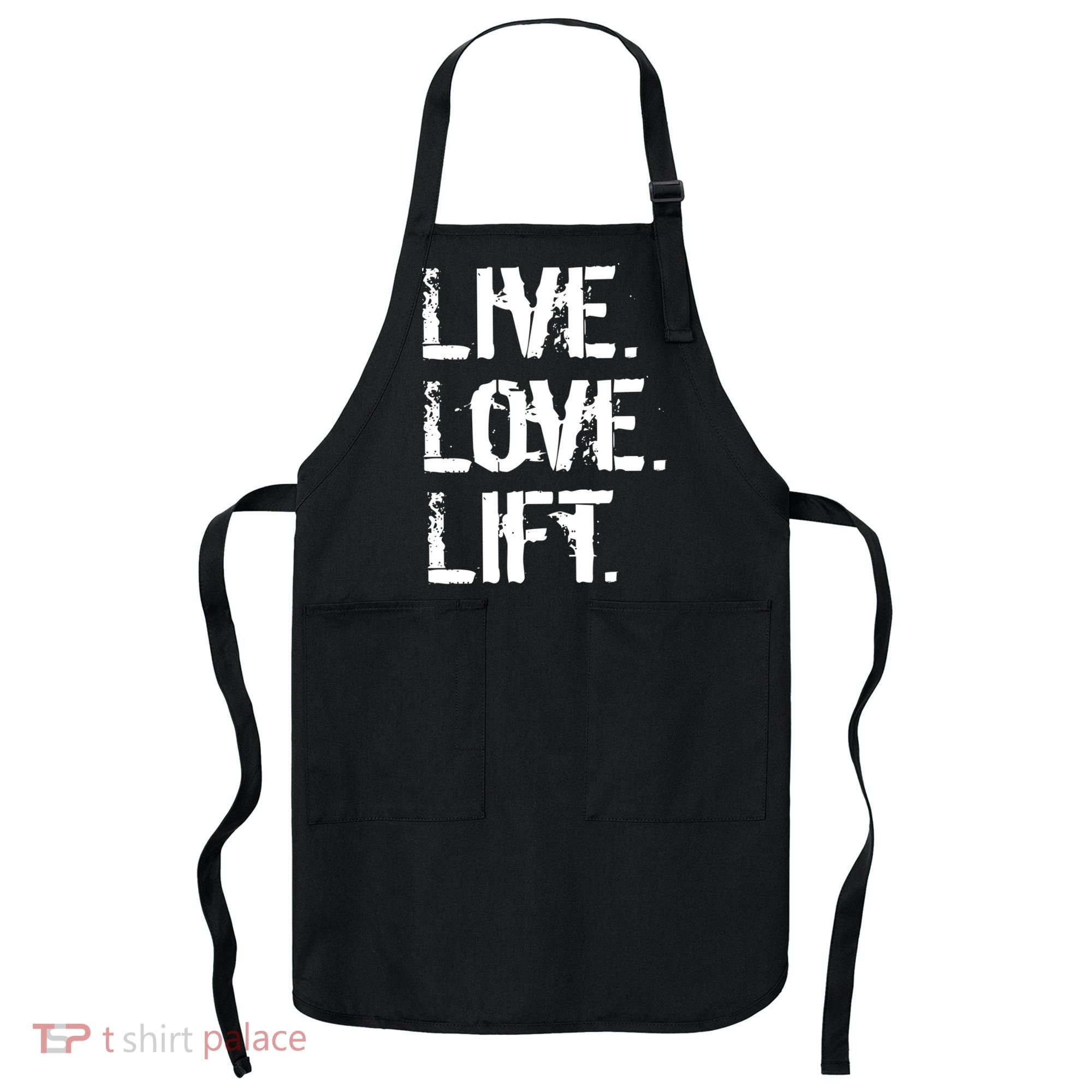Live Love Lift Retro Fitness Apron