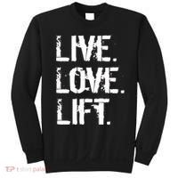 Live Love Lift Retro Fitness Sweatshirt thumb 0