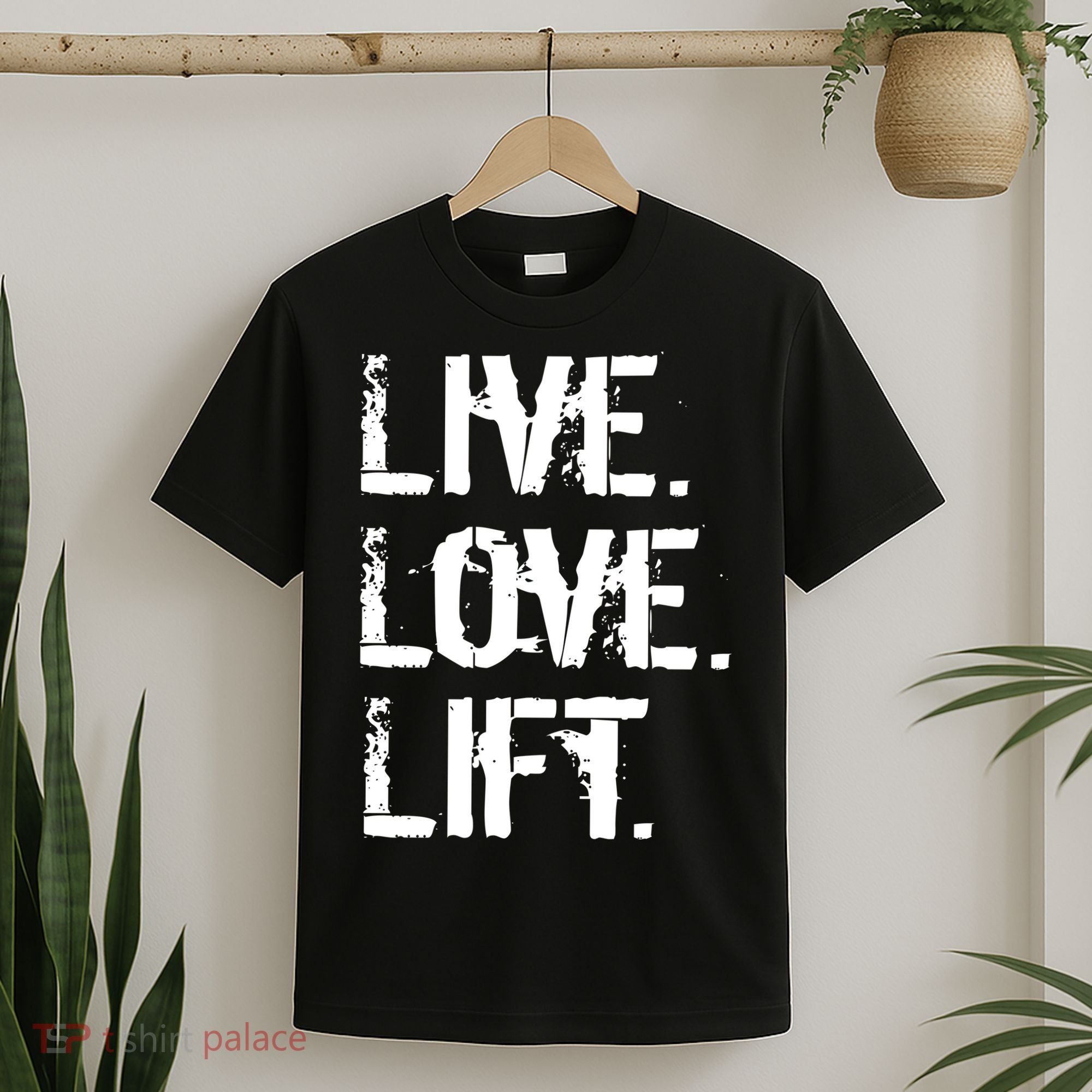 Live Love Lift Retro Fitness T-Shirt