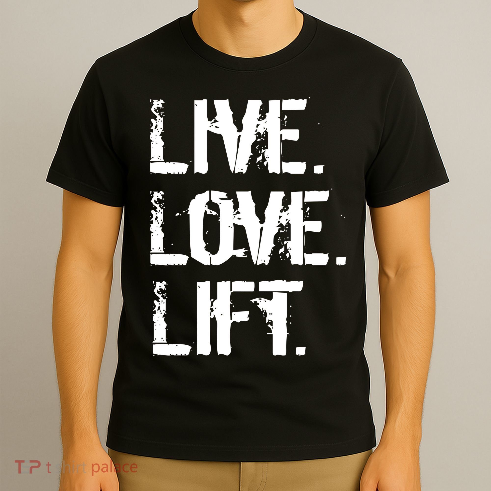 Live Love Lift Retro Fitness T-Shirt