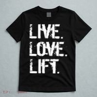 Live Love Lift Retro Fitness T-Shirt thumb 5