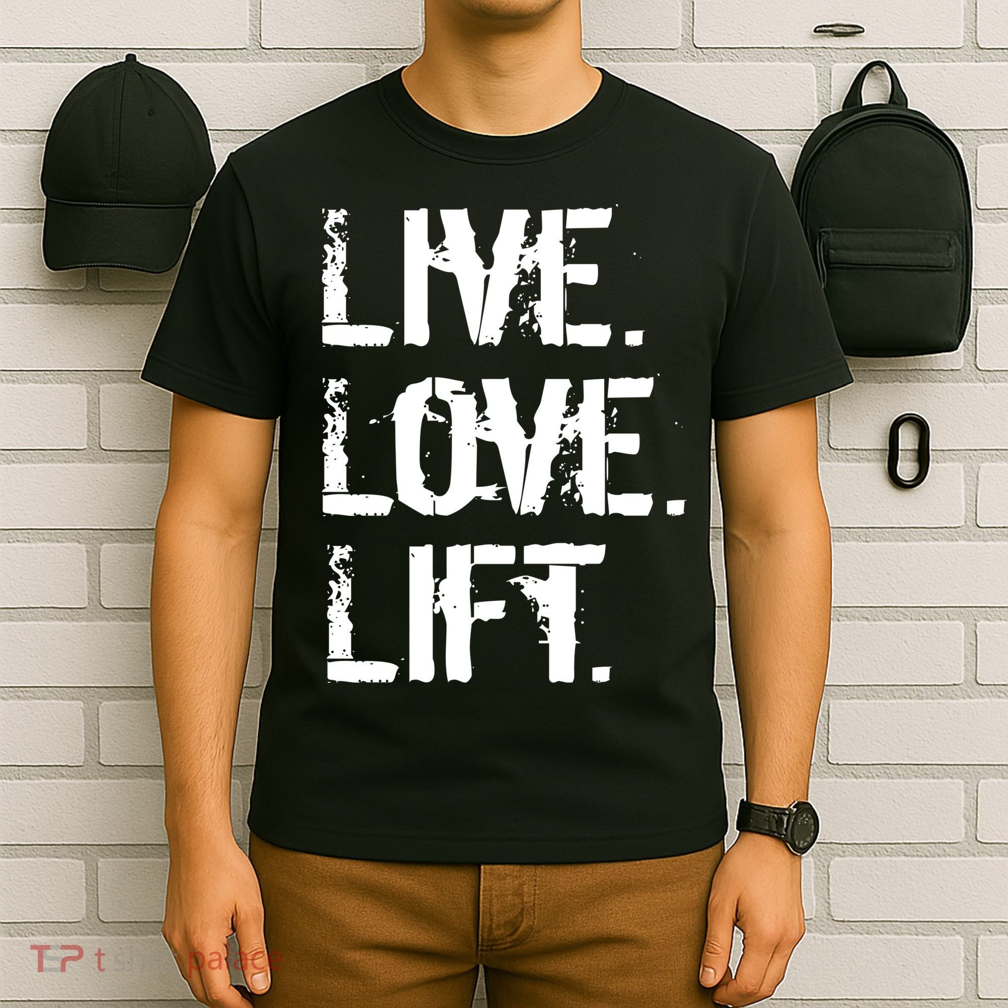 Live Love Lift Retro Fitness T-Shirt