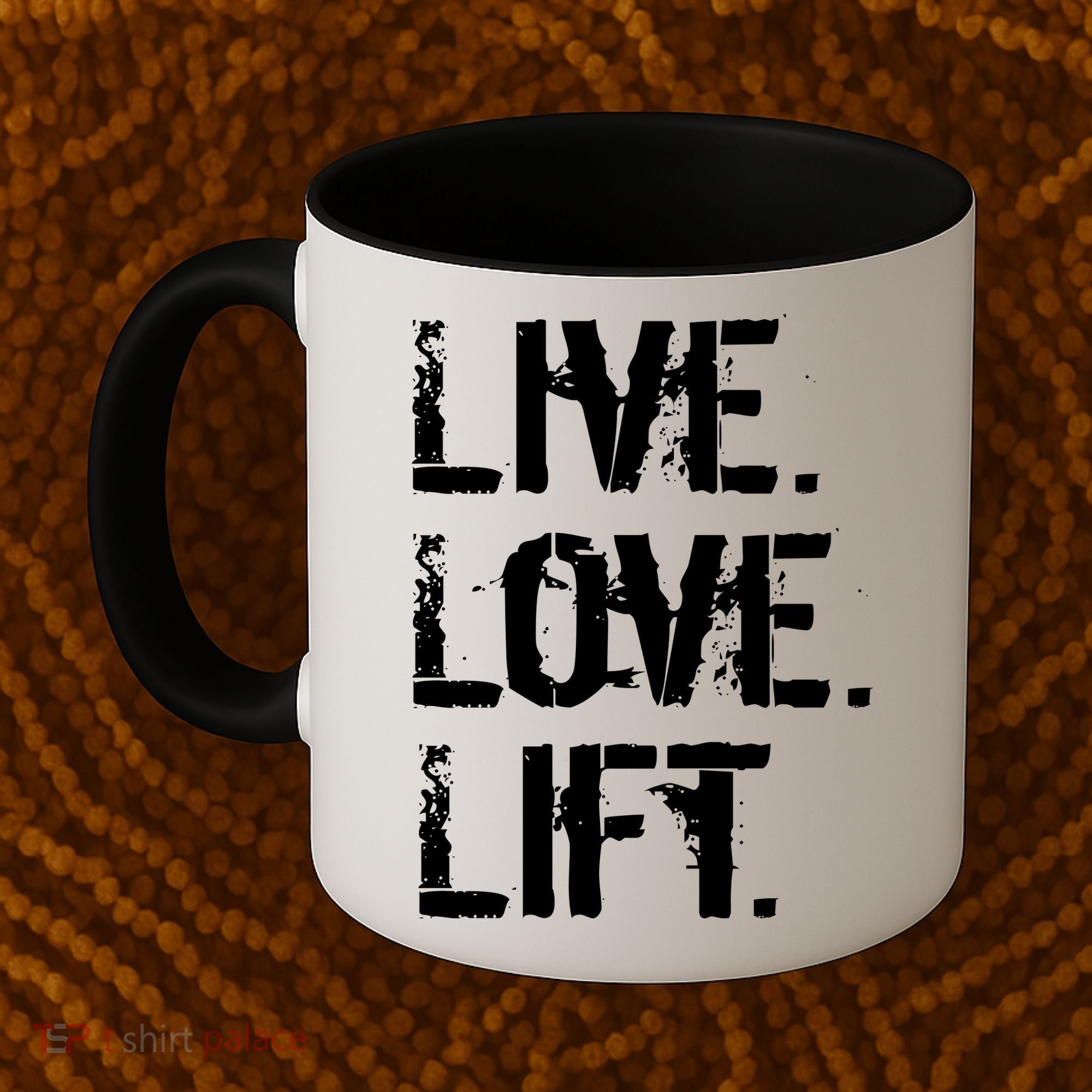 Live Love Lift Retro Fitness Coffee Mug