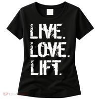 Live Love Lift Retro Fitness Women's T-Shirt thumb 0