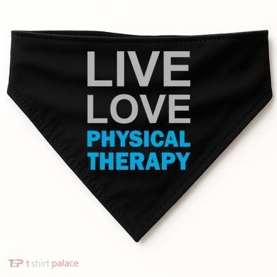 Live Love Physical Therapy USA-Made Doggie Bandana