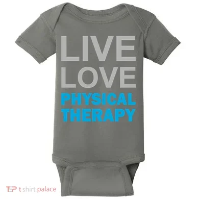 Live Love Physical Therapy Baby Bodysuit