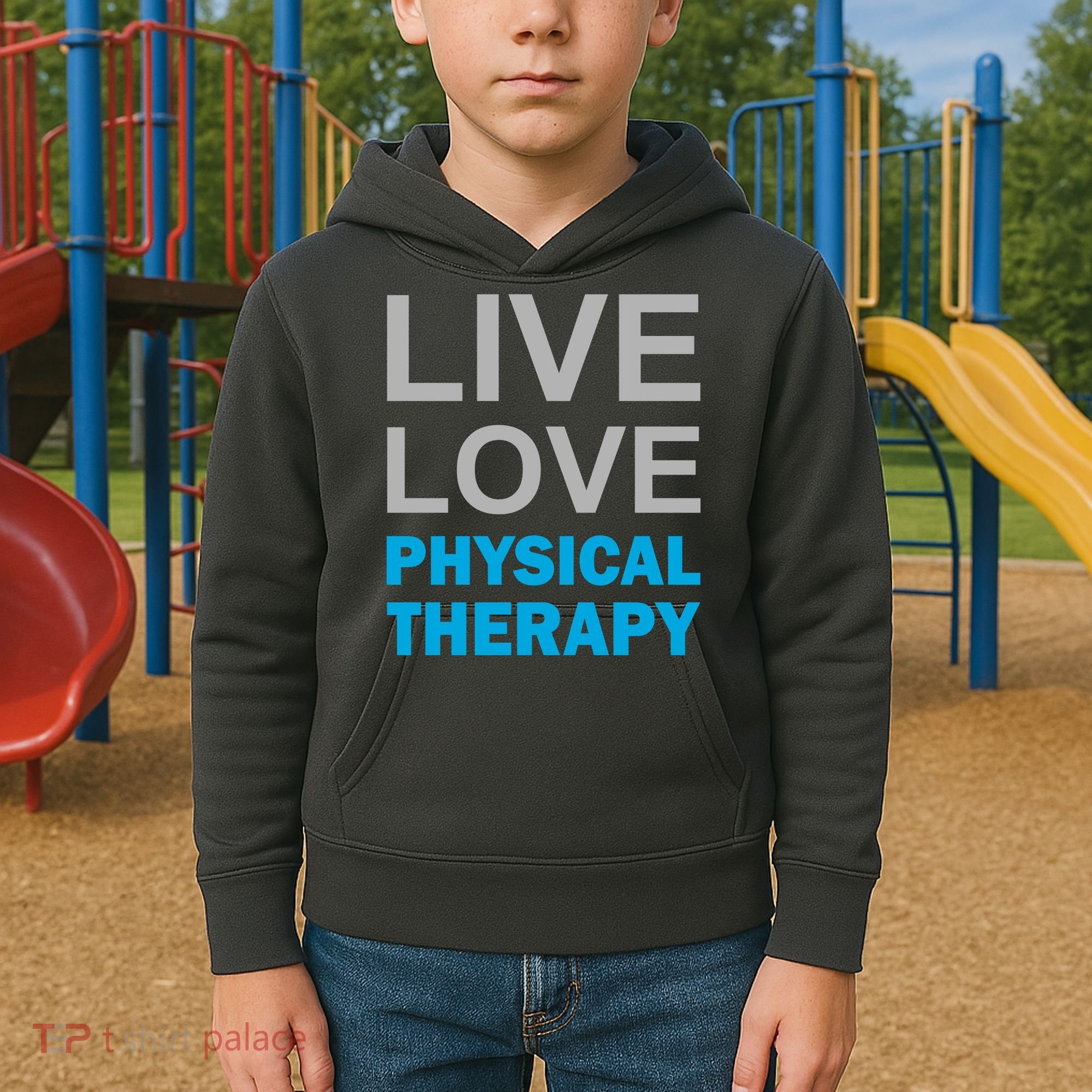 Live Love Physical Therapy Kids Hoodie