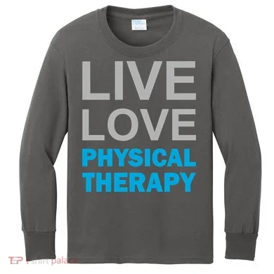 Live Love Physical Therapy Kids Long Sleeve Shirt