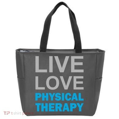 Live Love Physical Therapy Tote Bag