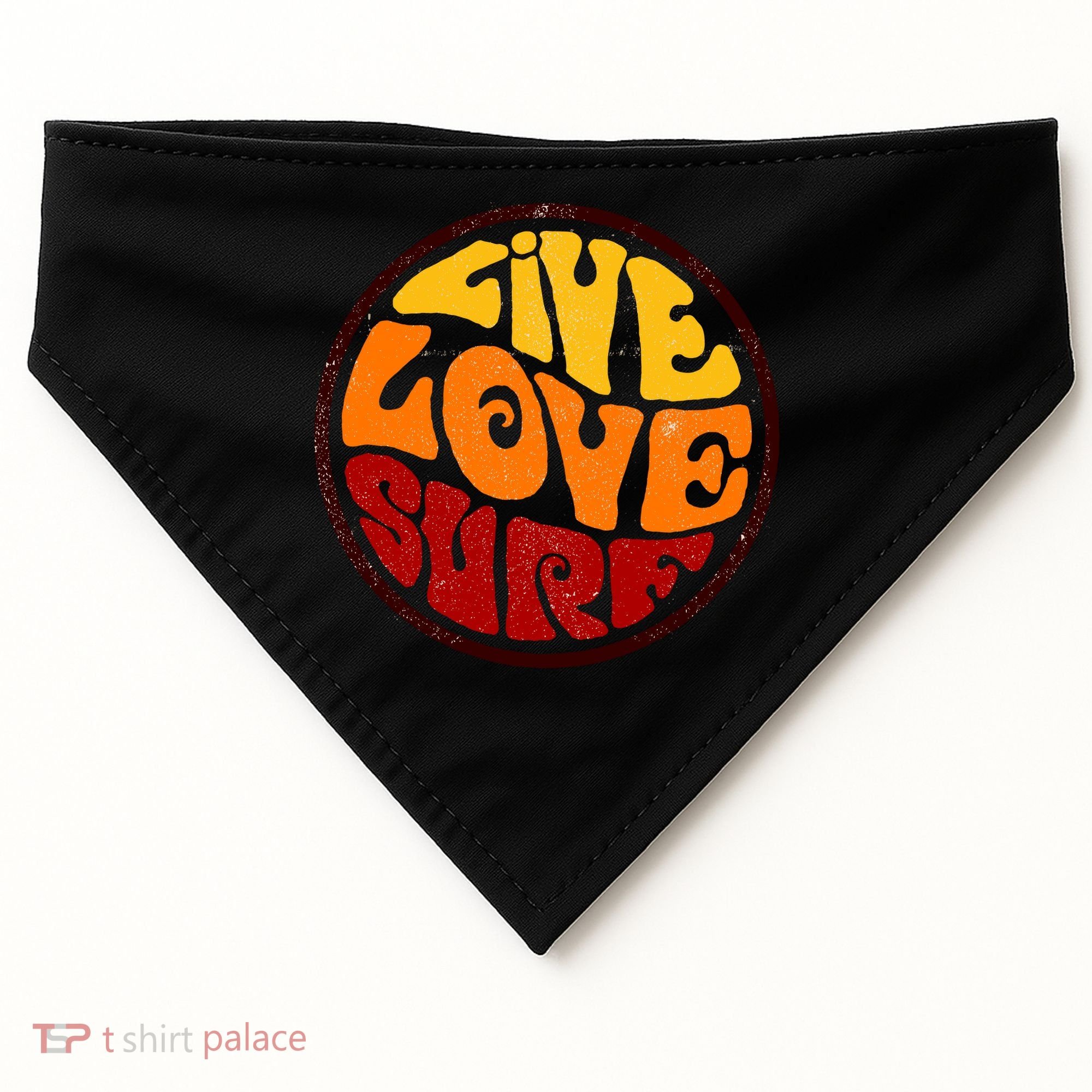Live Love Surf USA-Made Doggie Bandana