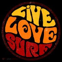 Live Love Surf Ornament thumb 1