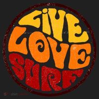 Live Love Surf Golf Towel thumb 3