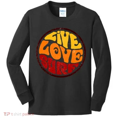 Live Love Surf Kids Long Sleeve Shirt