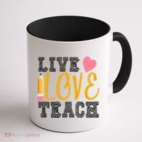 Live Love Teach Coffee Mug thumb 1