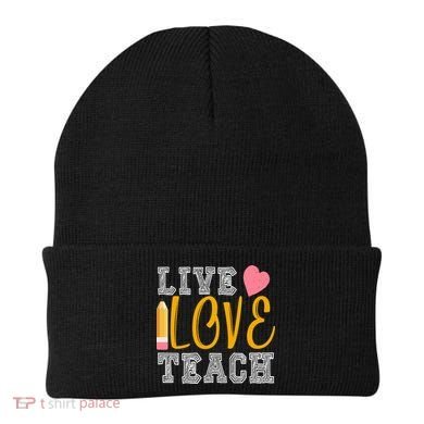 Live Love Teach Beanie