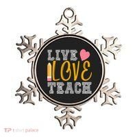 Live Love Teach Ornament thumb 0