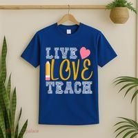 Live Love Teach T-Shirt thumb 2