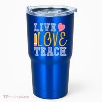 Live Love Teach Tumbler thumb 0