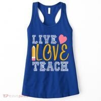 Live Love Teach Women's Tank Top thumb 0