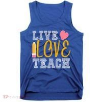 Live Love Teach Tank Top thumb 0